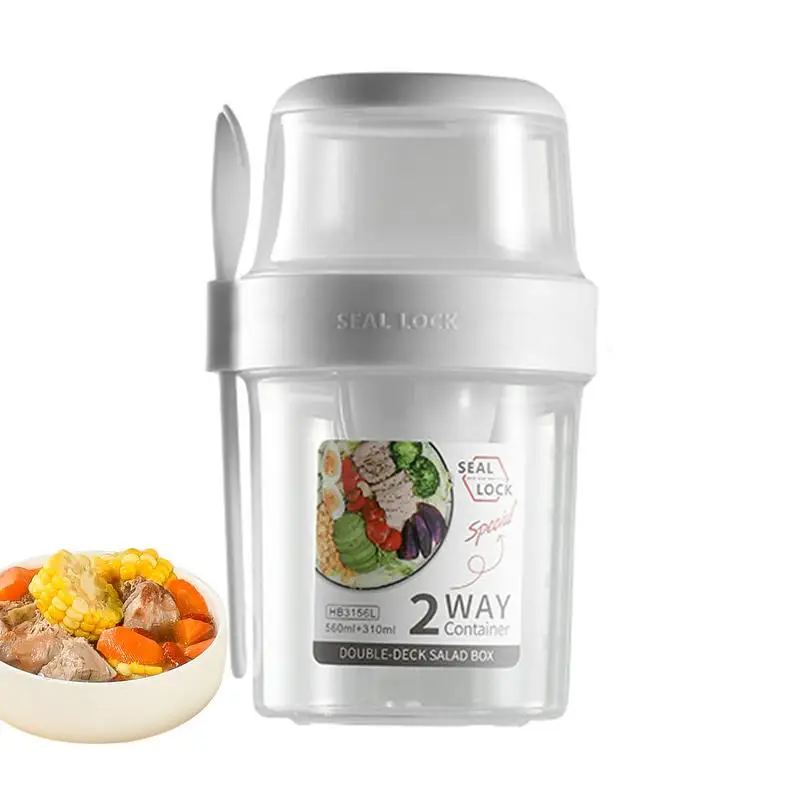 

Портативный контейнер для овса с ложкой, 29 унций