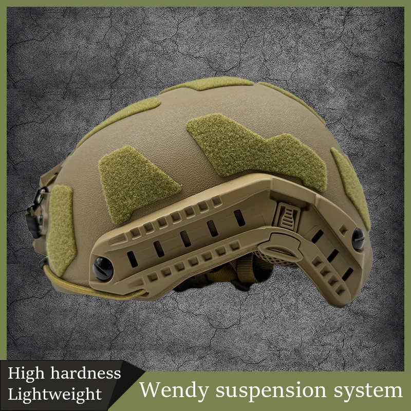 FAST SF Hochgeschnittener Schutzhelm mit Wendy-Aufhängung – schlagfest für Industrie-, Radfahren- und Outdoor-Sportarten – Detail 9