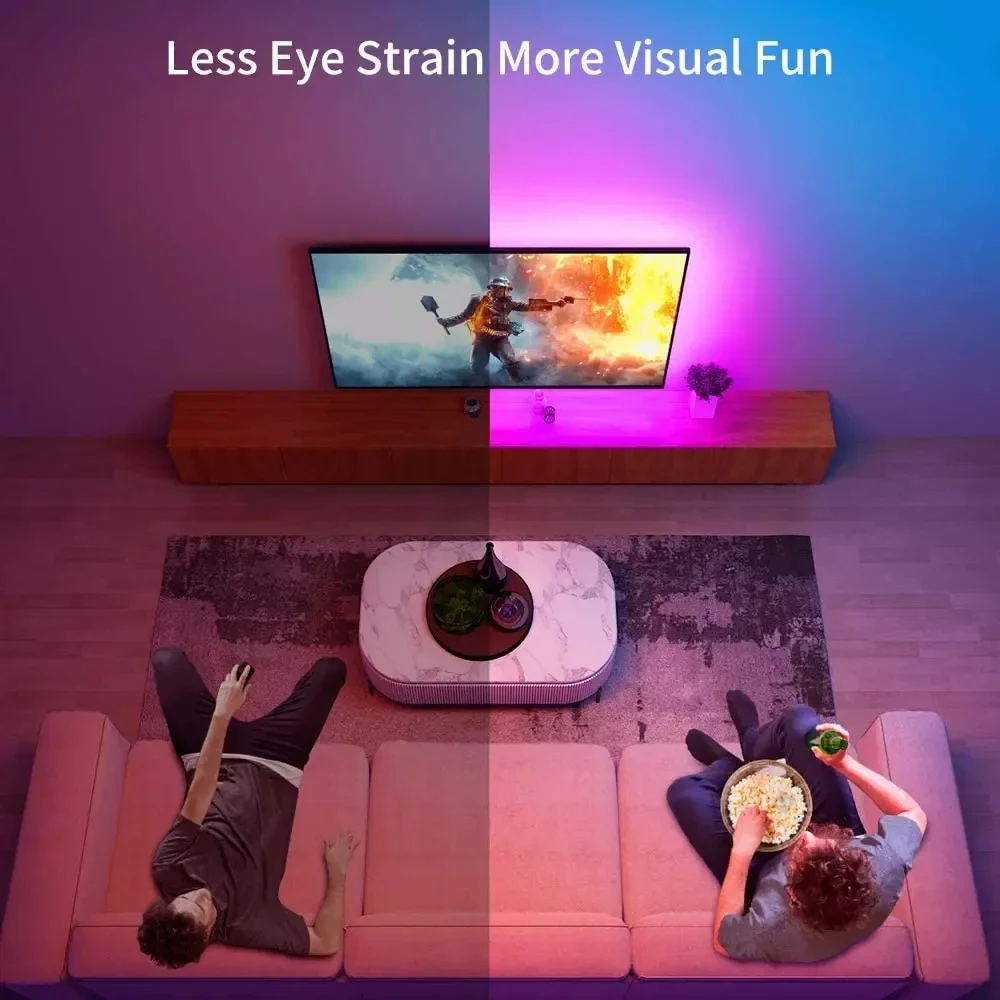 Tira de Luces LED RGB 5050 Flexible con Conexión USB y Control por App (1 m - 5 m) S8d1b9a3915d34d9c91095fbab69edda9G