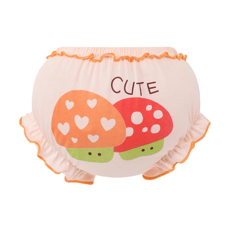 Cotton Baby Girl Panties Kids Infant Newborn Bow Underpants Wear Outside Fashion Shorts For Children Soft Briefs 3 Piece/Lot