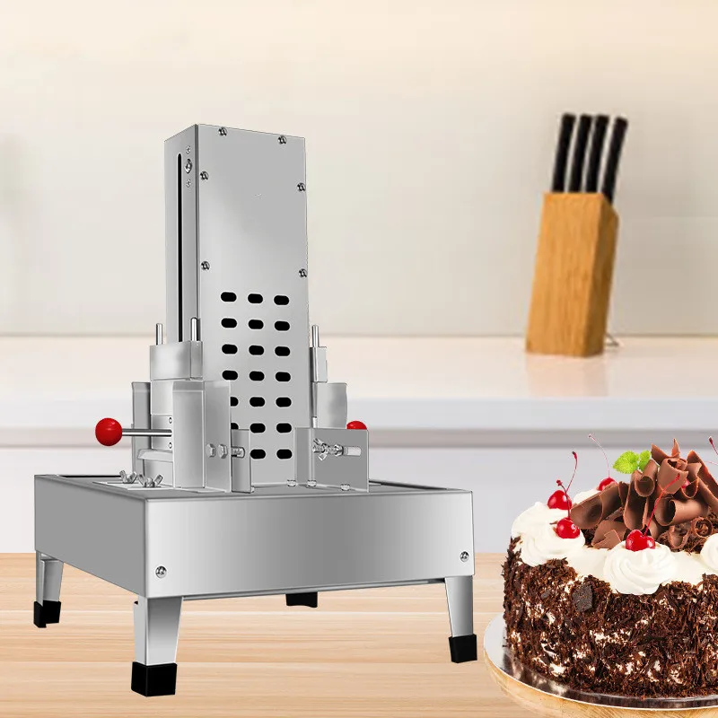 Commercial Chocolate Block Cutter Shaver Machine Automatic Chocolate Chips Slicer Flaking Shaving Machine for Decorating Cakes anycubic vyper e kobra extruder hotend mounting block automatic leveling sensor 3d printer accessories