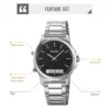 SKMEI 2120 Sport Watches Mens Waterproof Alarm Wristwatches Clock reloj hombre 3 Time Back Light Display Digital Chrono Watch 5