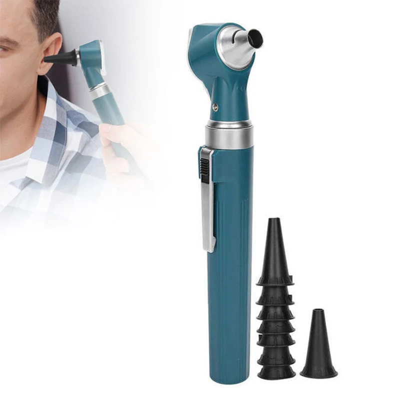 

Портативный профессиональный диагностический комплект, осмотр ушей, отоскоп, барабан, эндоскоп, зеркало, чистый электрический комплект, портативный дом