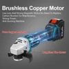 Brushless Angle grinder rechargeable battery powered 4 speeds Electric Grinding machine Cutting Machine For Makita 18V Battery 4