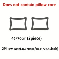 2-8 housses d’oreiller rafraîchissantes d’été en soie de glace couleur unie sensation fraîche pour climatisation lavables sans oreiller 48x74 cm idéales pour chambre maison confortable respirantes parfaites pour nuits 3