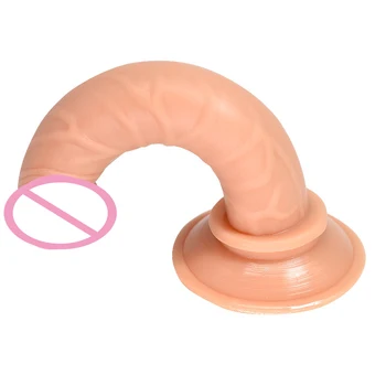 Dildo Sex Toy for Women Masturbator Adult 18 Sexy Product Normal Size Artificial Realistic Penis with Strong Sucking Cup 3