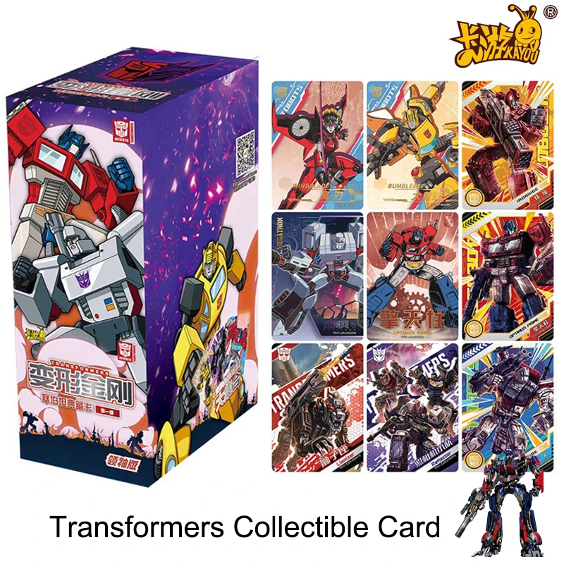 

Kayou Original Transformers Card Leader Version Animation Movie Game Rare BP LR UR AR Optimus Prime Starscream Collection Cards