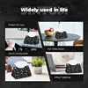 Gothic Skull Cat Moon Pattern Facial Tissue Box Cover Rectangular Waterproof PU Leather Tissue Holders for Home Office Car Decor 6