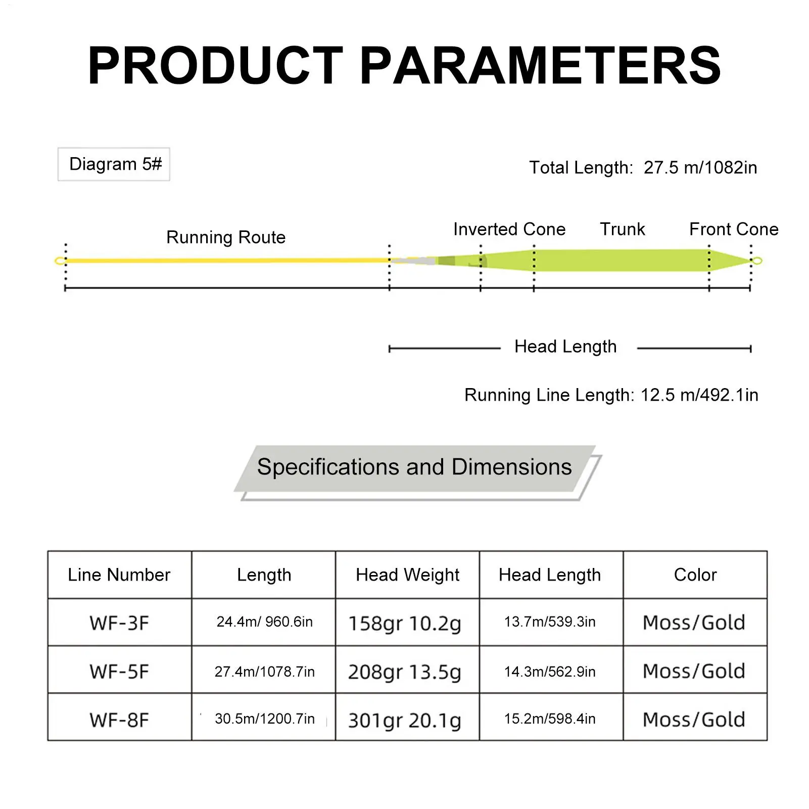 Fly Fishing Line Floating Trout Tippets Line Tapered Floating Fly Leader For Trout Competition Surfing Deep Sea Freshwater