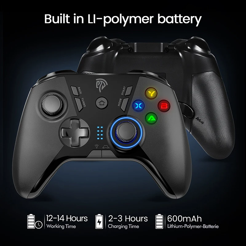 EasySMX 9110   е ̽ƽ, PC, PS3, ȵ̵ TV, TV ڽ, 2.4G USB  Ʈѷ, α׷  ư 4 