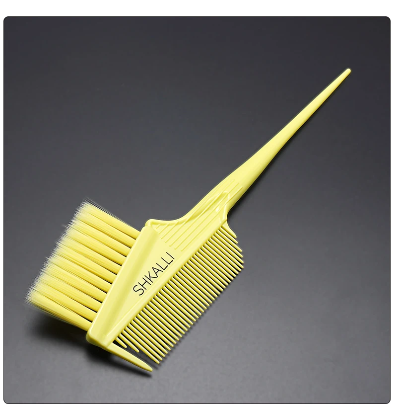 Glitzernder Haarfärbe-Pinsel, stilvolle weiche Borsten, professionelles Salon-Haarfärbe-Werkzeug, Haarfärbepinsel – Detail 12
