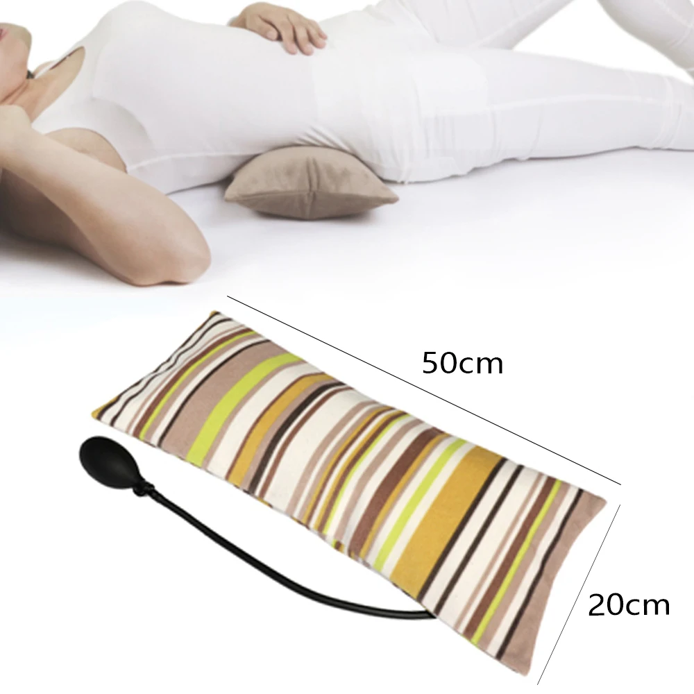 A0697 Tcare Inflatable Lumbar Support Back Cushion with 3D Mesh Cover –