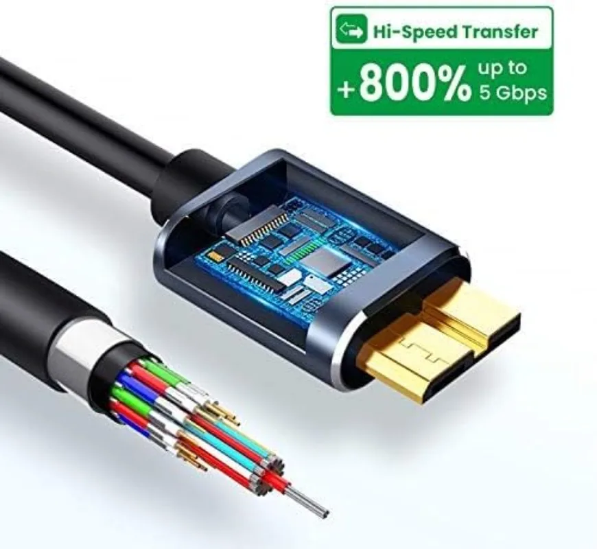 High-Speed USB 3.0 Type-C to Micro-B Cable