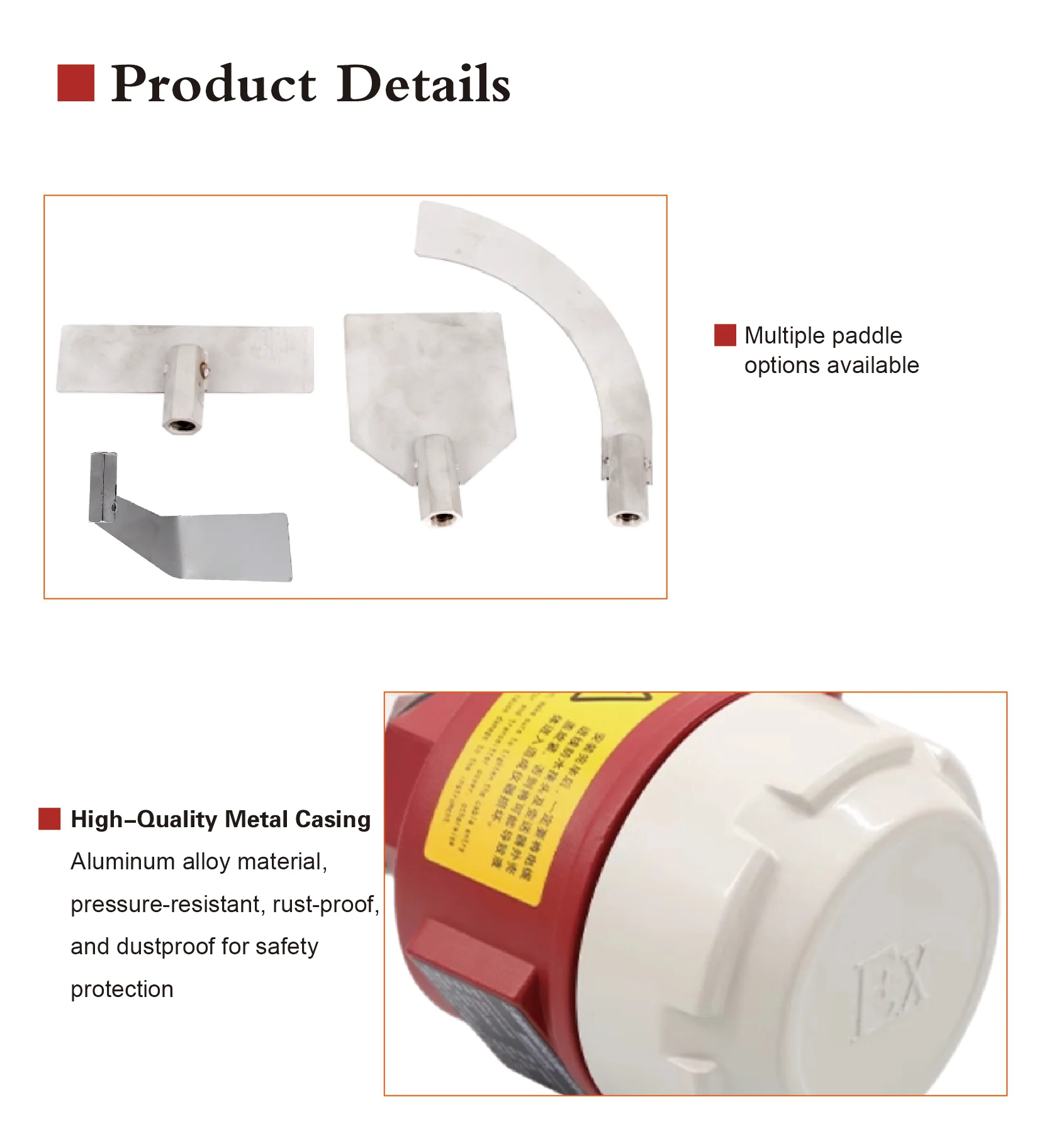 High-Temperature Paddle Level Switch rotary paddle level switch bulk solids sens