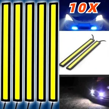 10pcs 17CM LED COB Daytime Running Light Strips (12V Waterproof) 1