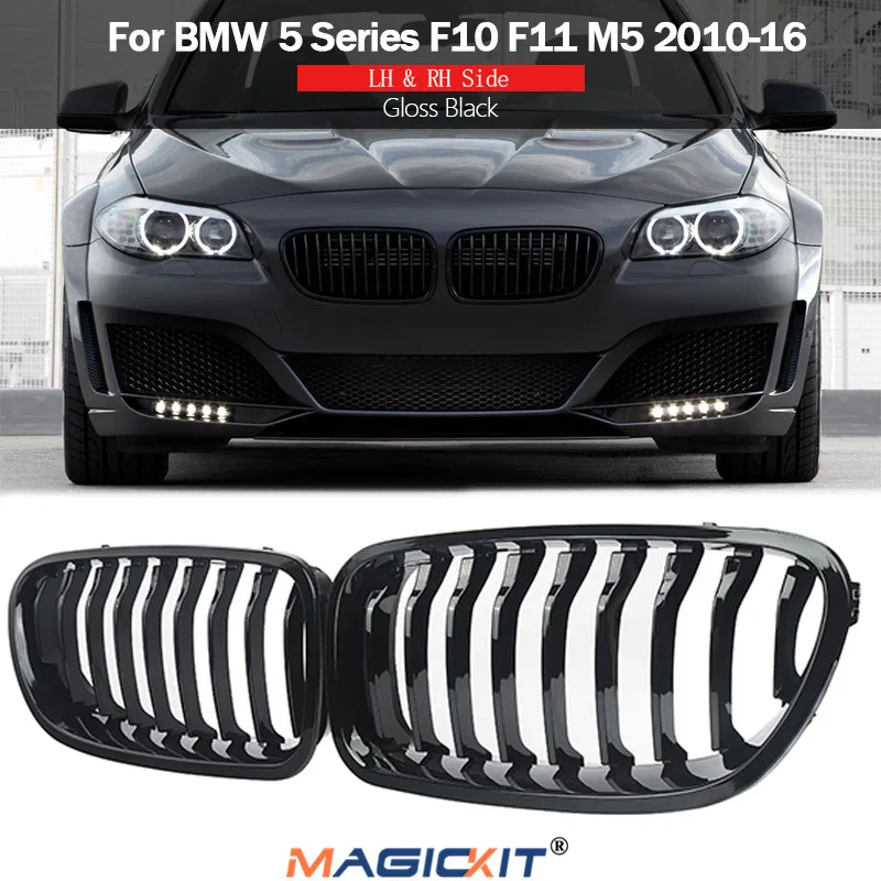 MagicKit For 10 16 BMW F10 F11 F18 5 Series M Sport Front Kidney Grille