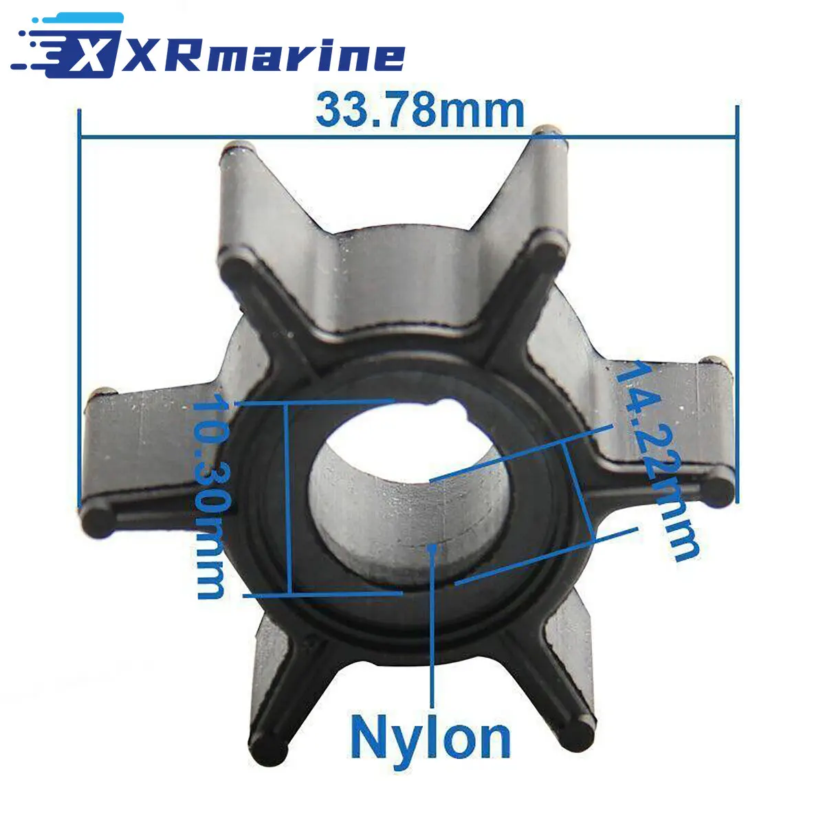 

Water Pump Impeller T5-03000300 for Parsun 6HP F6ABMS F6ABML Outboard