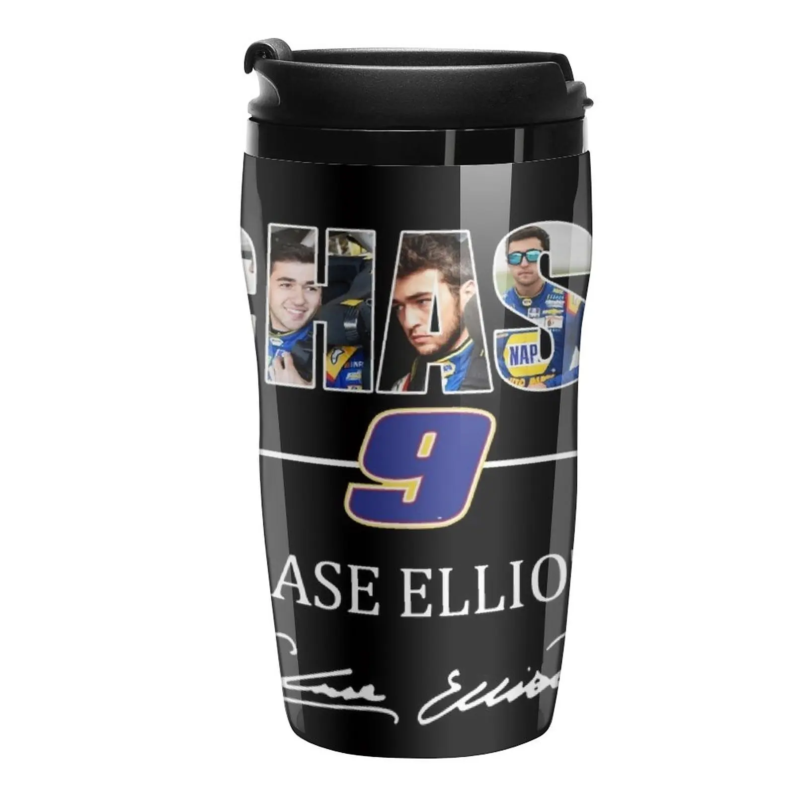 

New Chase 9 Chase Elliott Signature Gifts For Fans, For Men and Women, Gift Christmas Day Travel Coffee Mug Coffee Bottle