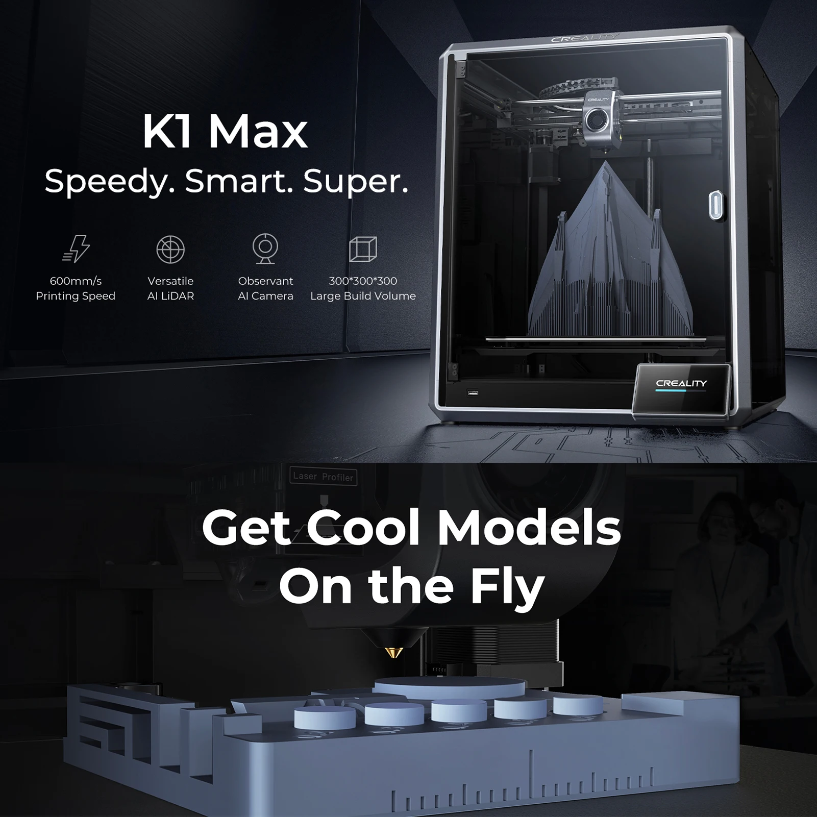 Creality K1 Max : fiche technique, test et prix imprimante 3D