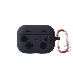 Cartoon Gamepad 3D Shockproof Silicone Earphone Case with Hook - Airpods 5 2026 (1 - Black)
