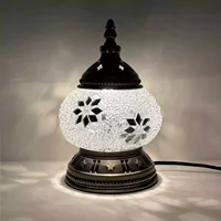 DIY Turkish Mosaic Light Material Package Handmade Table Lamp Design Lovers Parent-child Glass Night Lampara Birthday Gift 4