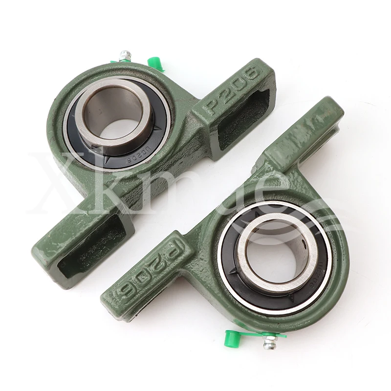 20mm/25mm Mounted Block Cast Housing Self-aligning Pillow Bearing For ATV Buggy Go Kart Electric Quad Bike Rear Axle Parts