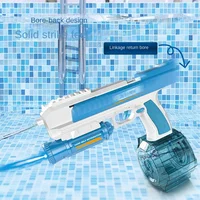 Automatic Continuous Firing Water Gun Large Capacity Water Gun Summer Pool Toy Electric Watergun with Lighting Outdoor Toy 2