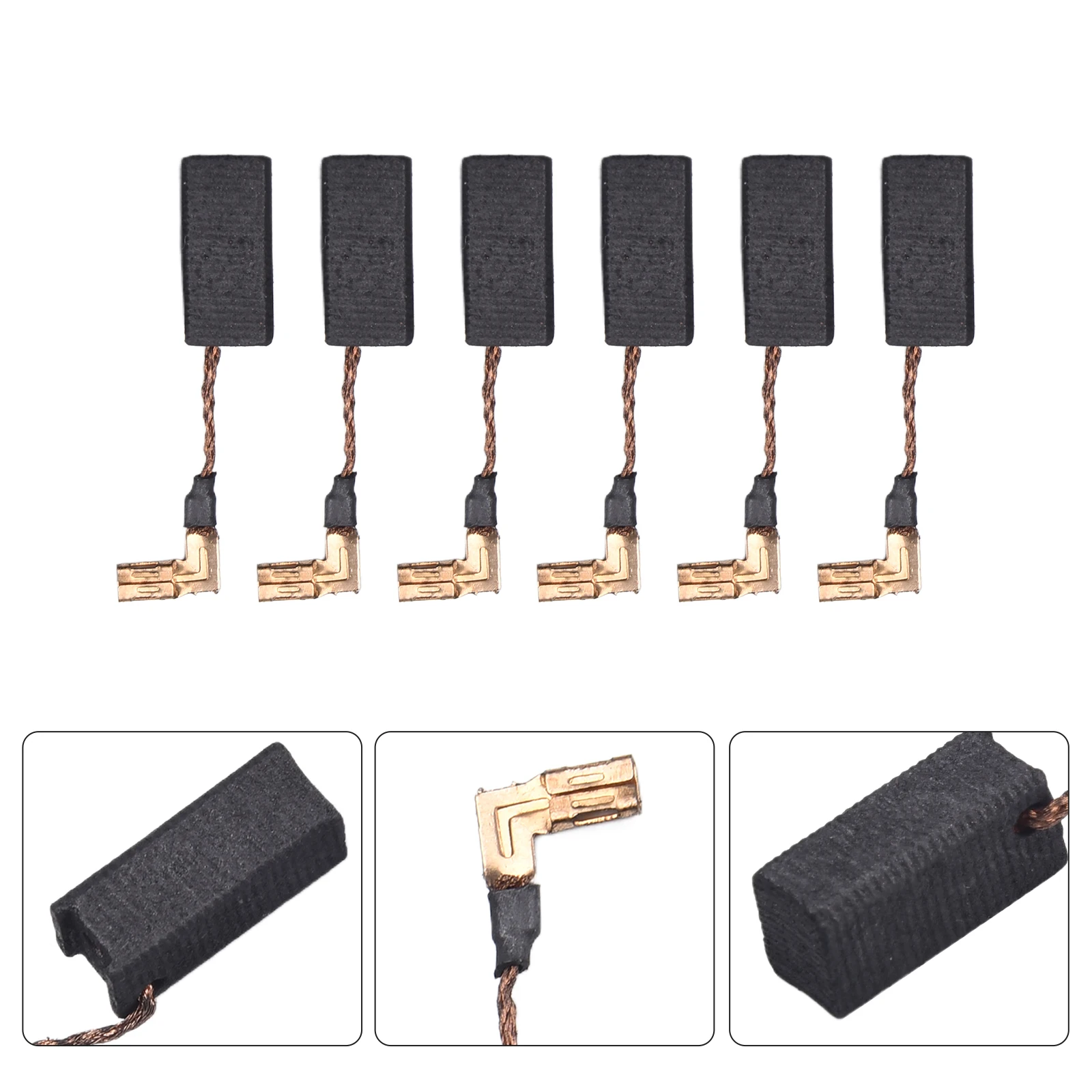 

6 шт., сменные детали для угольной щетки DWE4120 DWE4011 N097696