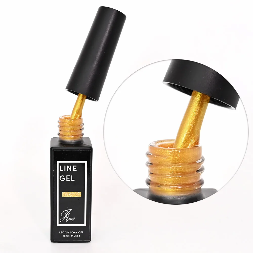 1 Bottle (12ml/g) Nail Art Liner Gel Polish Paining Drawing Brush Nail Decorations Pens UV/LED Varnish Paint Lacquer JFH453#e