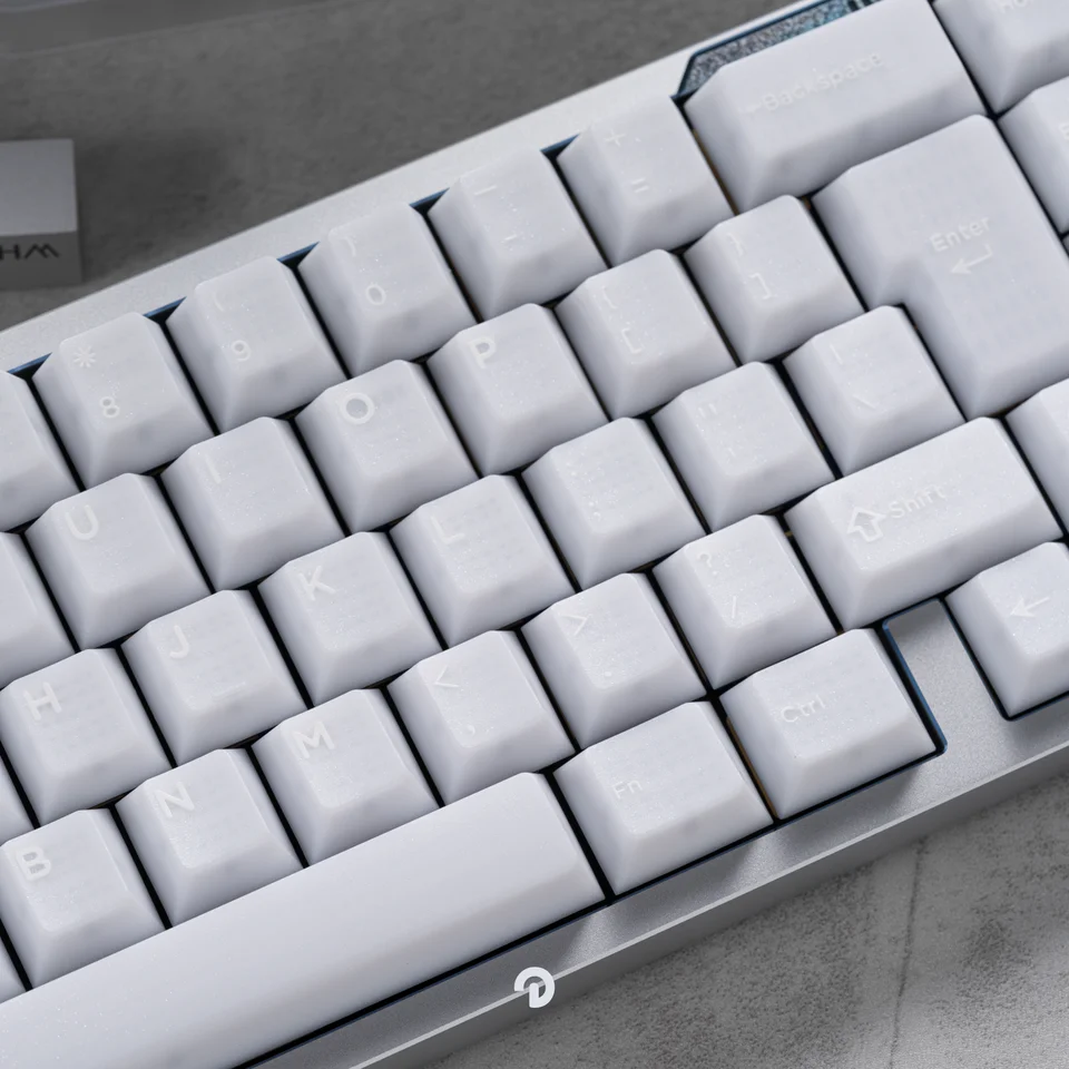 キーボード Domikey Pearl Keycaps Domikey Pearl Cherry Profile abs doubleshot backlit keycap for mx