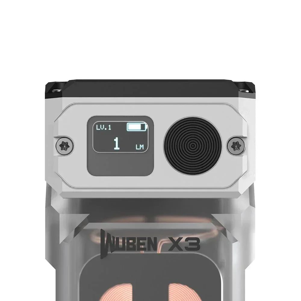 WUBEN X3 多機能 LED EDC 懐中電灯 700 ルーメンワイヤレス充電磁気