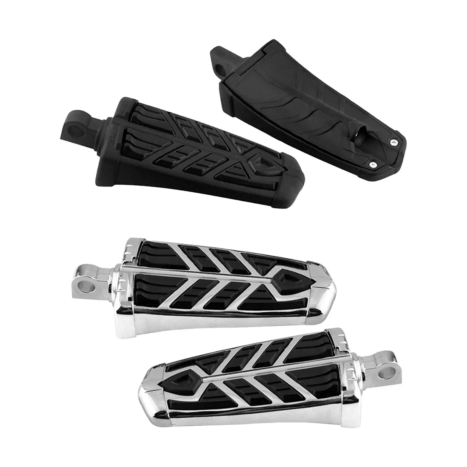 

Front Rear Foot Pegs Footrest Repair Parts Compatible for Fatboy