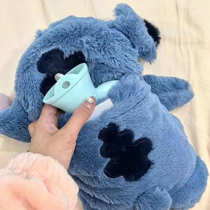 Star and Stitch Disney Anime Character Doll Hot Water Bottle Kawaii Home Water Filled Hand Warmer Christmas Gift for Girlfriend 3