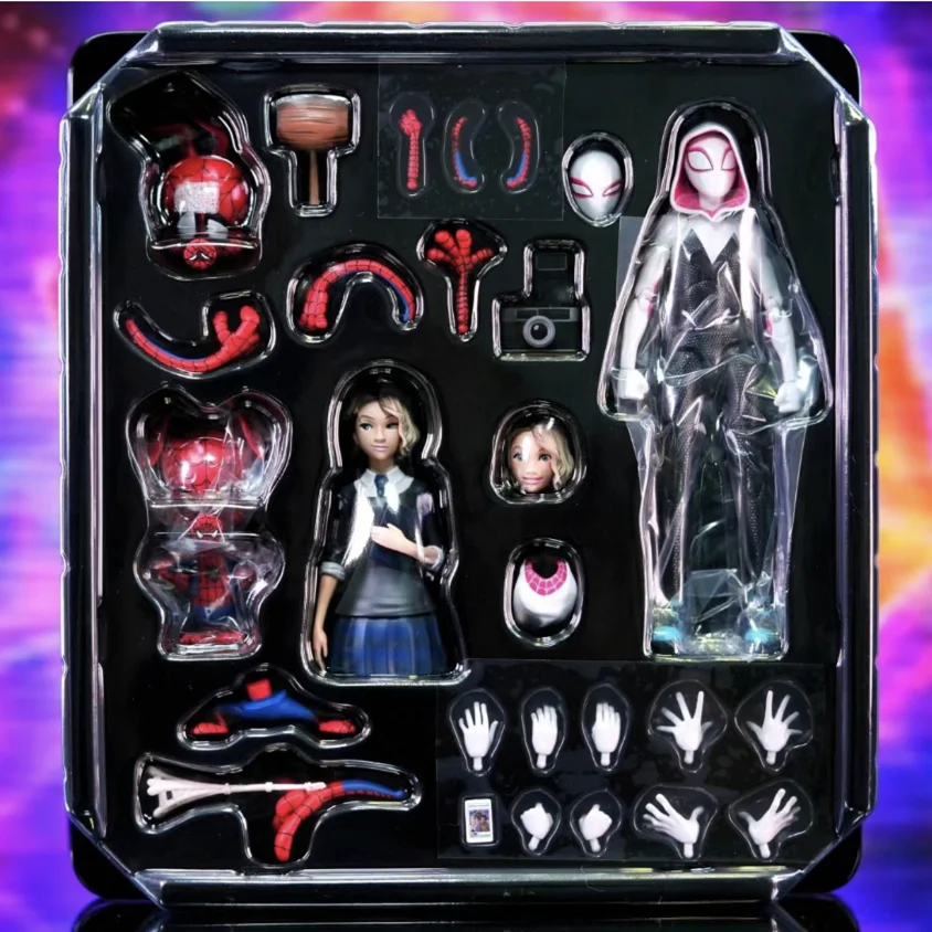 Sentinel Spider Man Transparent Miles Noir Peter Parker Gwen