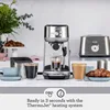 Breville the Bambino Espresso Machine with Auto Milk Frother, Espresso Maker with Seconds Heat Up, BES450BSS   coffe machine 2