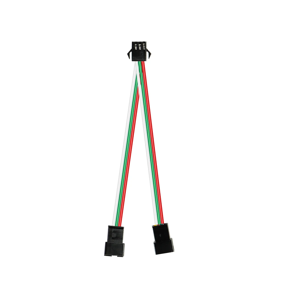 JST SM Plug-in CABLE 1 ถึง 2 ชายหญิงสายไฟ LED Connector Splitter 2/3/4/5/6PIN LED Quick Connector 1/2/5/10/20/50/100PCS 1