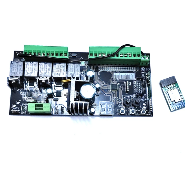 Tuya wifi 12VDC 24VDC!!!automatic swing gate opener motor operator circuit board electronic card controller for gate opener dual 6