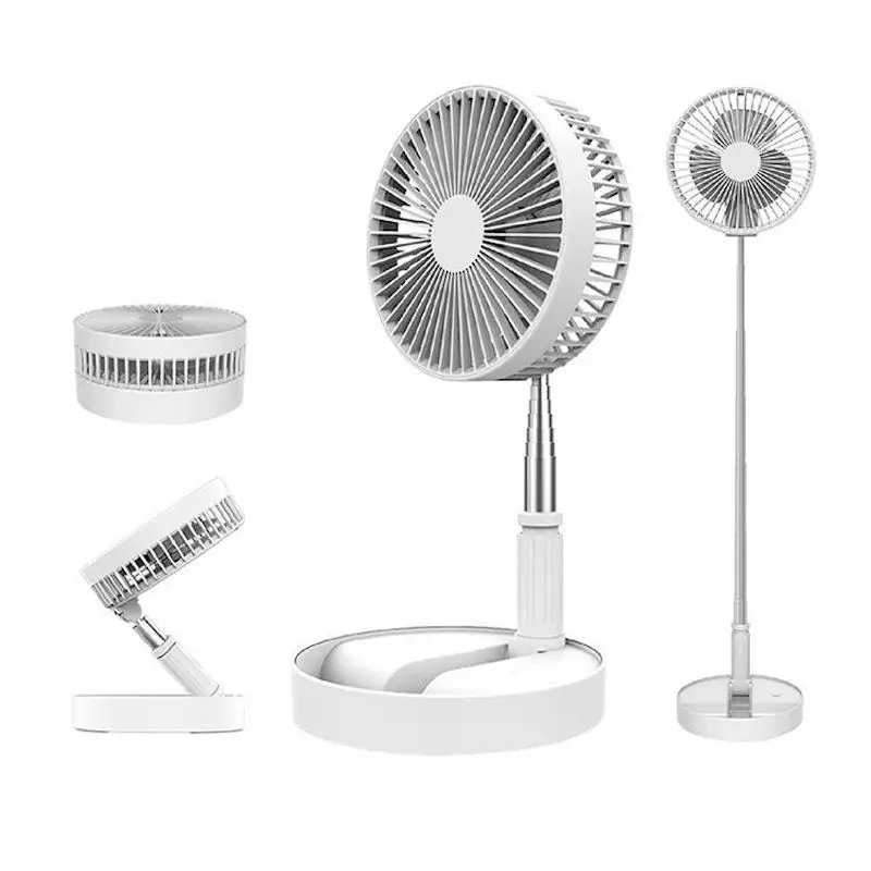 Description Picture 2 of itemTelescopic High Quality Portable Folding Air Cooling Fan USB Rechargeable Stand Fan For Office And Home