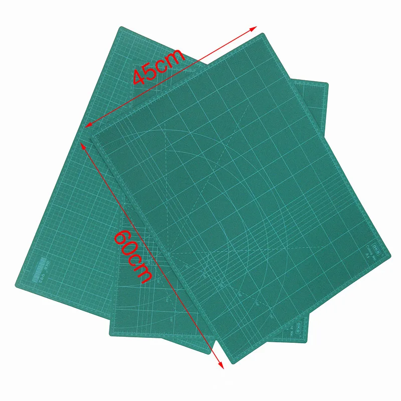 Self-Healing Cutting Mat, A2 Size Cutting Mat 18x24 inch PVC Double Sided  Non-Slip Gridded Rotary Mat for Cutting Sewing Craft