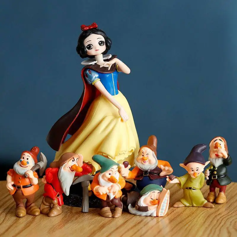 Disney 8 Белоснежка и карликовая ведьма принца украшения для кукол детские куклы |