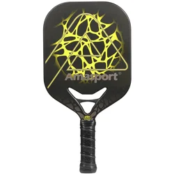 AMASPORT Pickleball Paddle Graphite Textured Surface Diamond Cutting Air Dynamic Throat with Power and Control Pickleball Padel