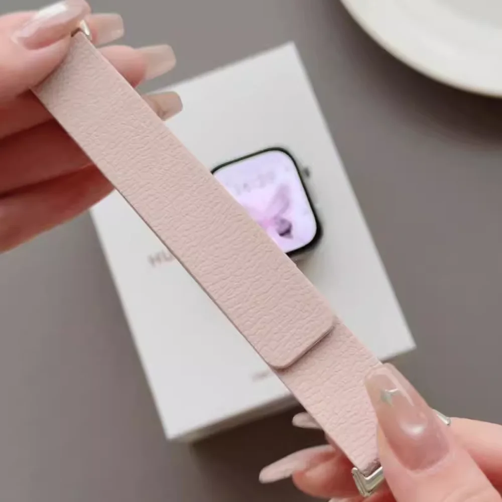 Magnetic Loop Silicone Lychee Pattern Bracelet
