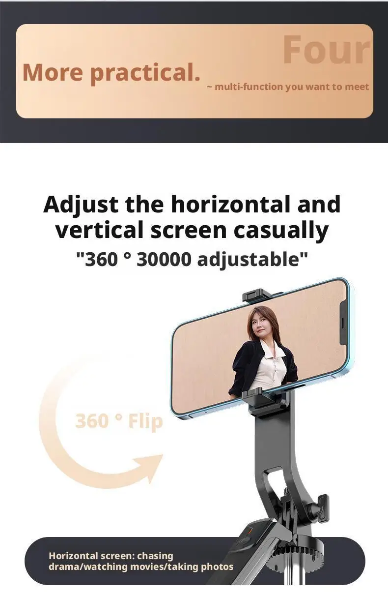 1.8m Tripod And Selfie Stick Wireless Remote & Extendable Phone Mount Compatible With IPhone/Android_voghion.com