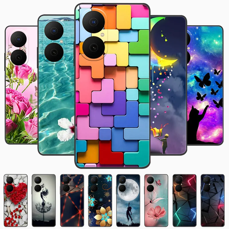 Silicon Back Cover Phone Case with Soft Bumper - Durable and Stylish Coque