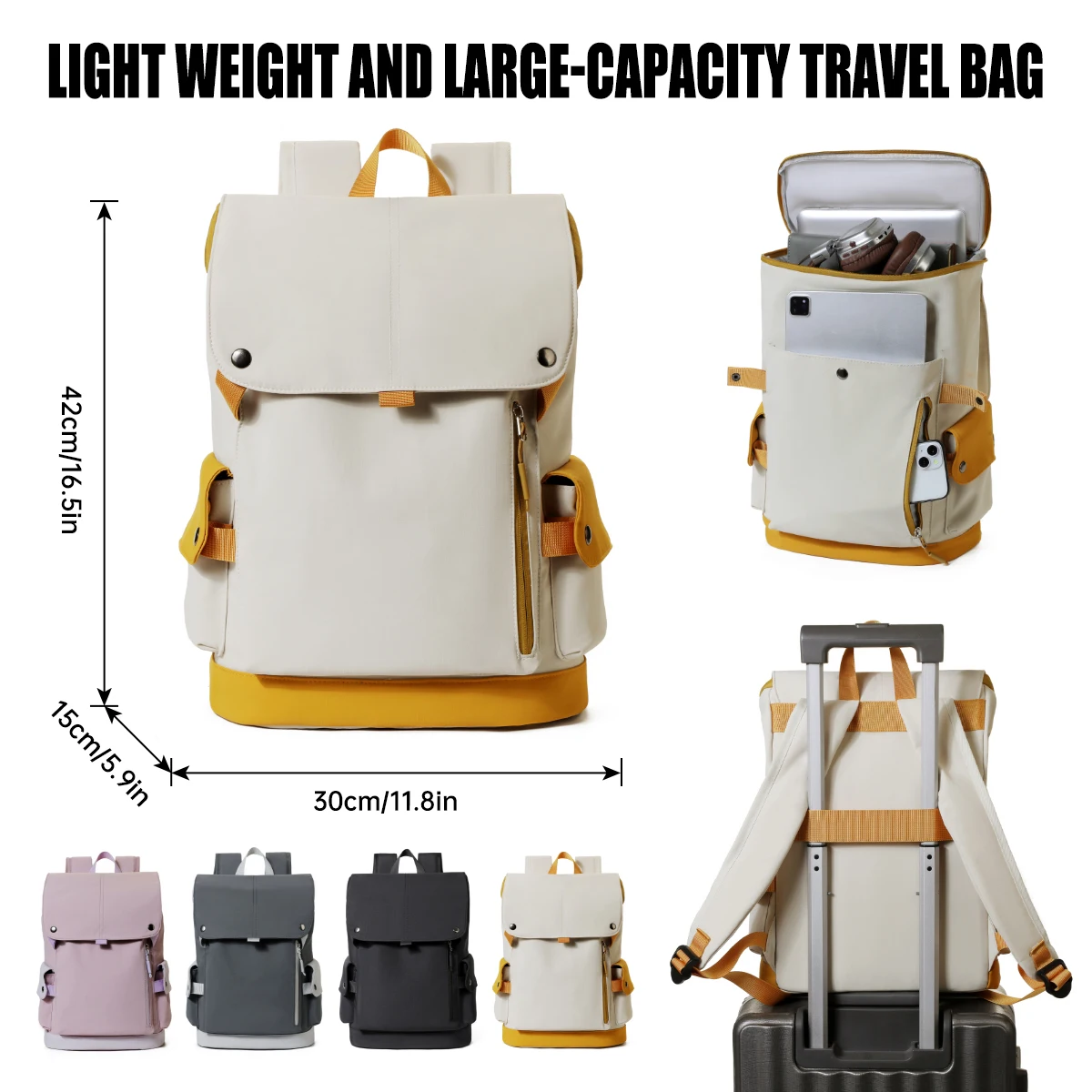 Burden-Reducing Large-Capacity Schoolbag for Junior High School Students, High School Students, Boys, College Students Backpack 2025 New Model Women's Backpack Men's Model