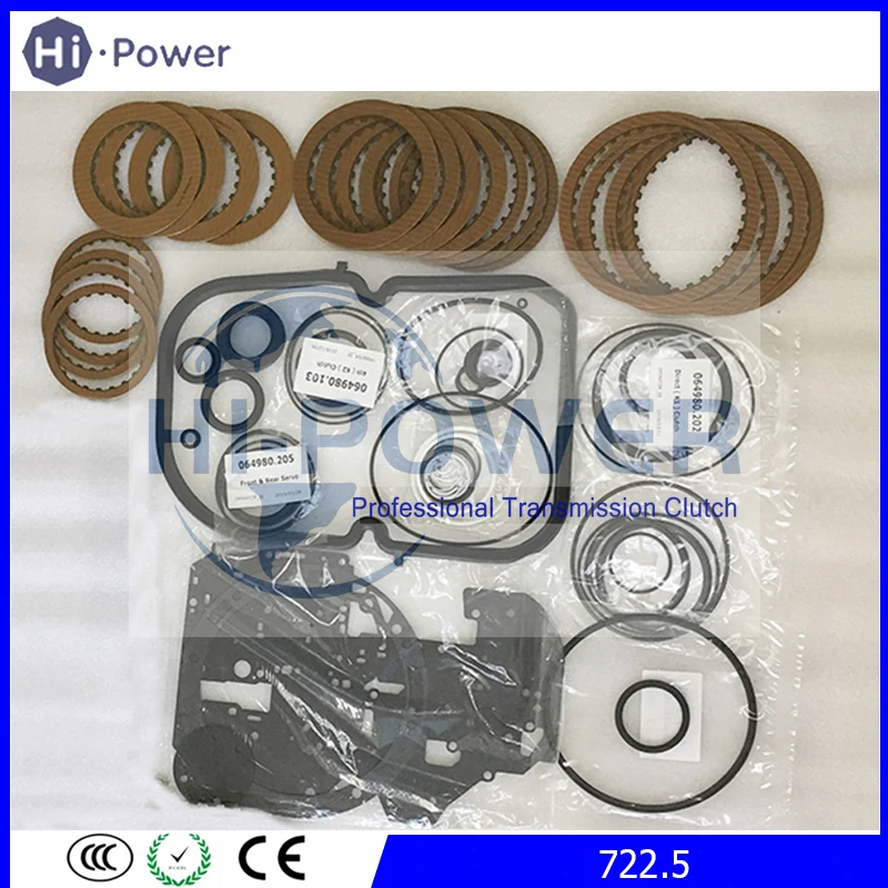

722.5 Transmission Clutch Repair Rebuild Kit Friction Plate For Benz S320 SL320 300 300SL 350 3.0L Gearbox Disc Seal Gasket