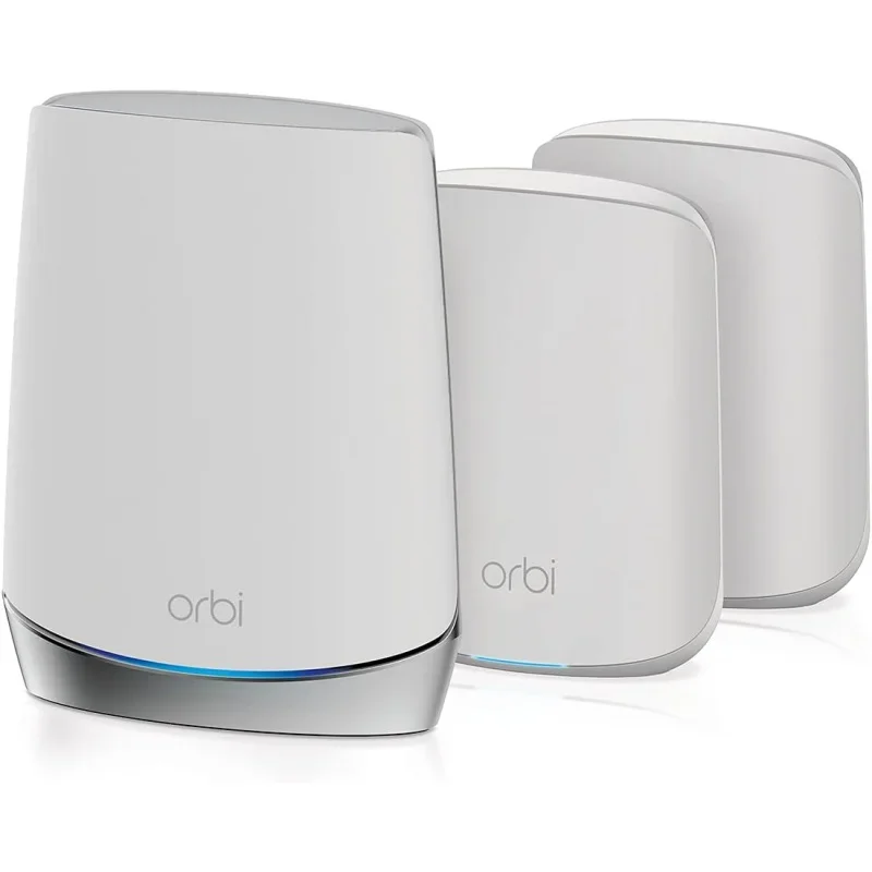

Трехдиапазонный сетчатый Wi-Fi 6 роутер для NETGEAR Orbi Whole Home (RBK653) с 2 спутными удлинителями, покрытие до 6000 квадратных