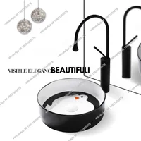 อ่างล้างหน้าแบบตั้งพื้นทรงกลมเซรามิก อ่างล้างหน้าสำหรับห้องน้ำ อ่างล้างหน้าสำหรับเด็ก 5