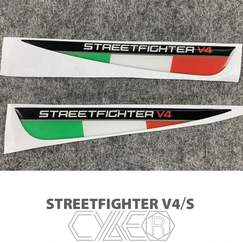 STREEETFIGHTER V4S V4 Street Fighter Under The Fixed Wind Wing Sticker Wind Blade Three-dimensional Sticker For DUCATI DECALS siyi a8mini ptz 4k camera 5x zoom three axis ptz inverted fixed wing fpv unmanned aerial vehicle inspection