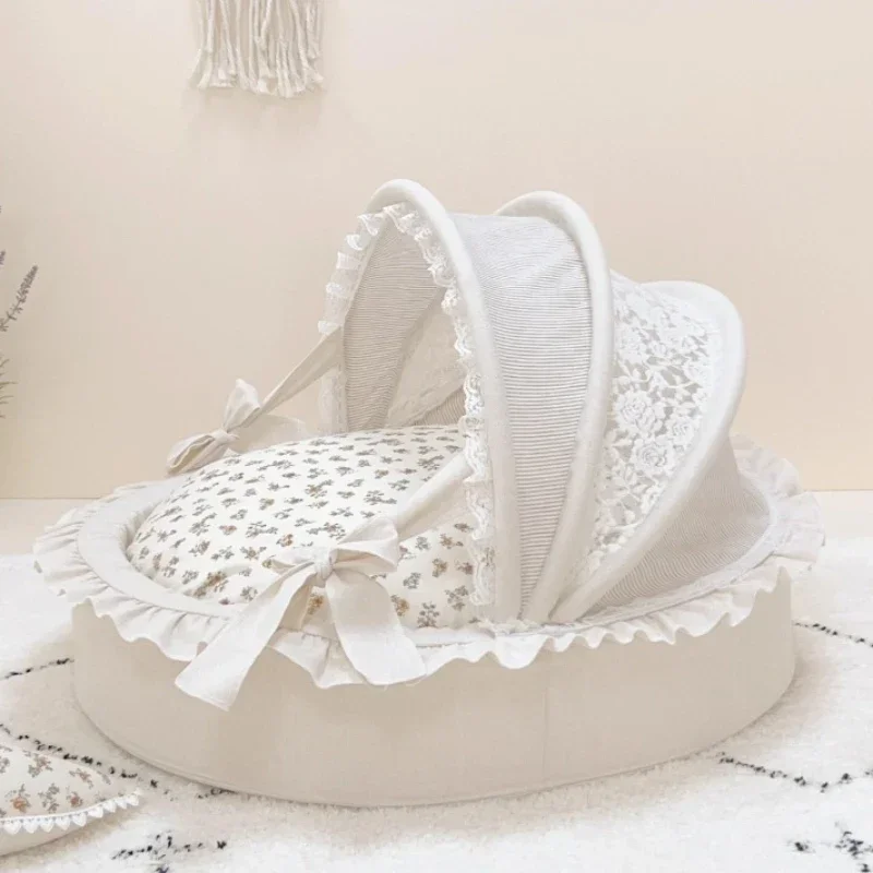 Indoor Dog Kennel Soft Playpen Booth Dogs Villa Luxury Small Dogs Cradle Beds Sleeping Teddy Large Doghouse Cat Pets Supplies